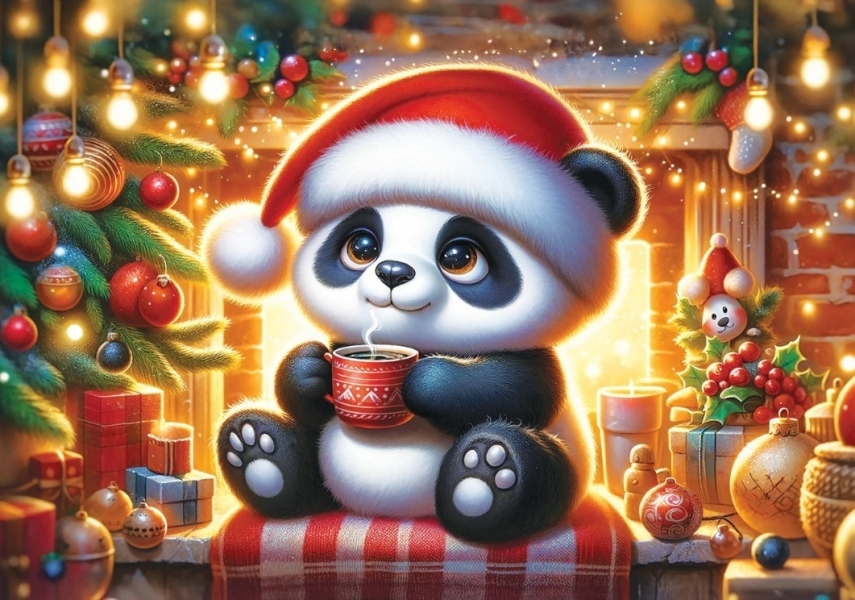 Пакет Новый Год большой горизонтальный BG-009