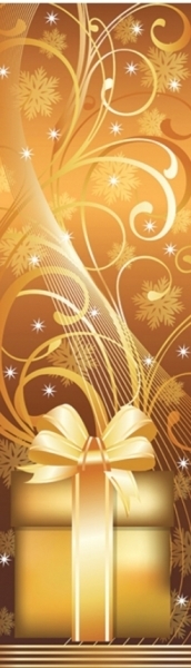 Пакет новогодний бутылочный NBUT-08